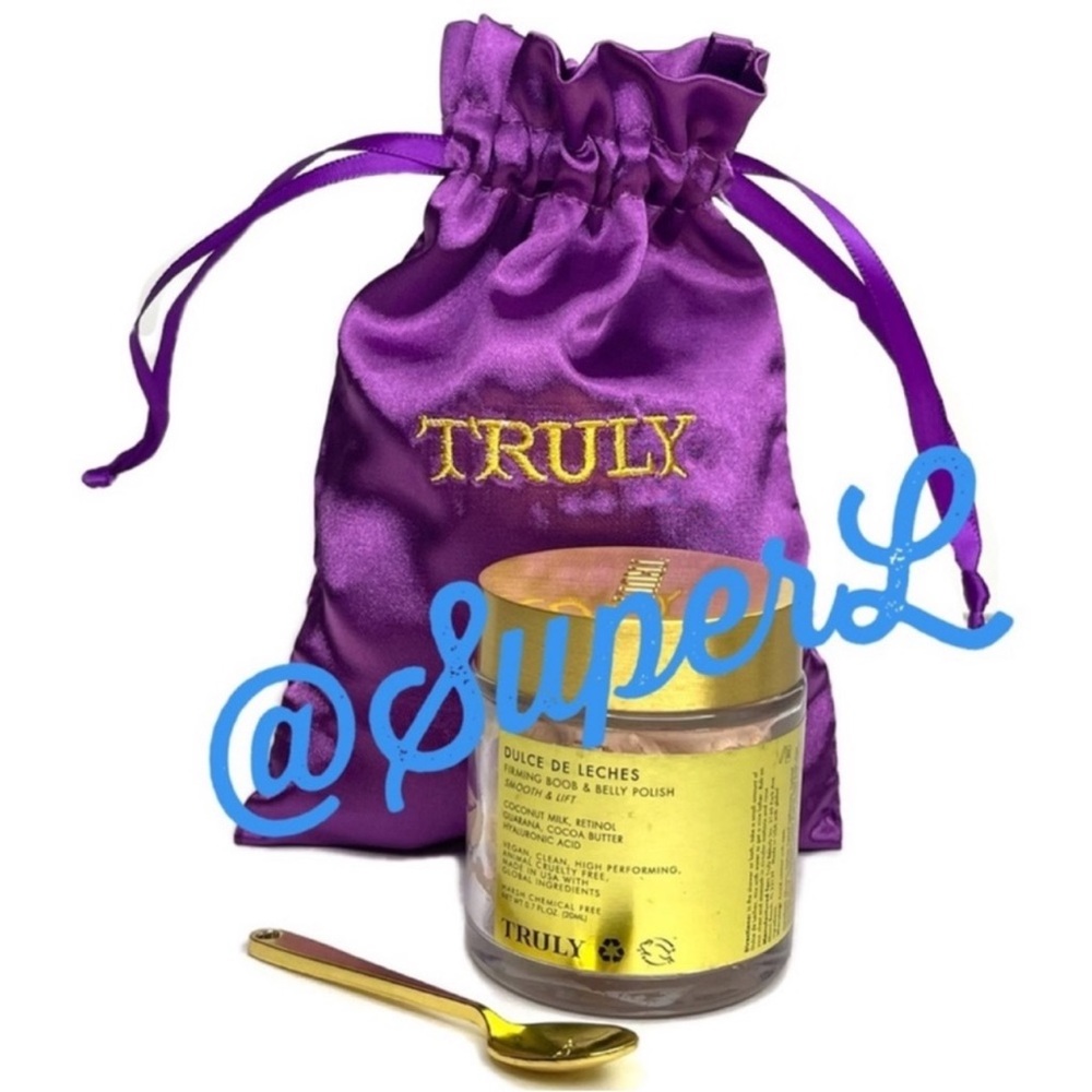 2/$30 NEW Truly Dulce De Leches Firming Boob & Belly Polish Moisturizer Skincare